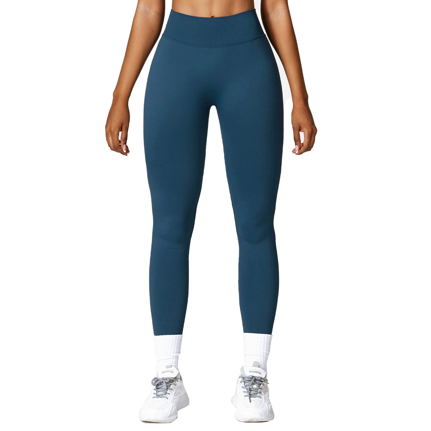 2023 High Waist Hip Raise Fitness Pants Women's Running Tight Seamless Yoga Pants Stretch Slim Fitted Waist Sports Pants Pants