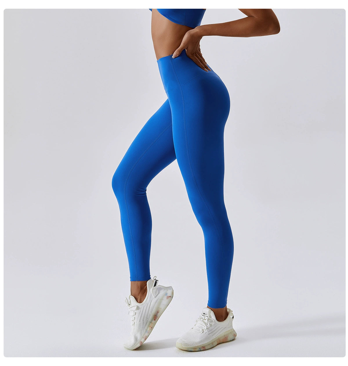 European and American-Style Hip Lift Quick-Drying Candy-Colored High-Waist Fitness Pants